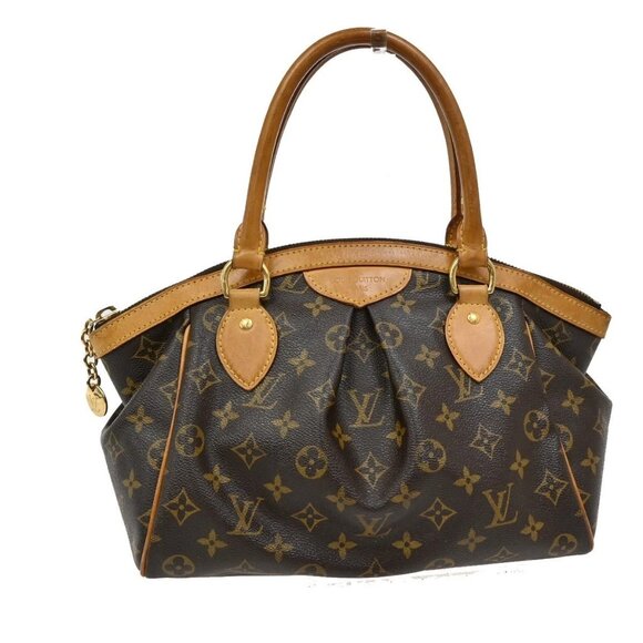 LOUIS VUITTON Tivoli PM Handbag Monogram Leather France Brown - Picture 1 of 16